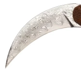 Nóż Karambit ze stali damasceńskiej TAKOMA N-955 Nóż Karambit ze stali damasceńskiej TAKOMA N-955